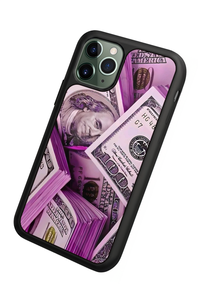 iPhone 11 Pro Uyumlu Money Para Tasarımlı Glossy Premium Kılıf