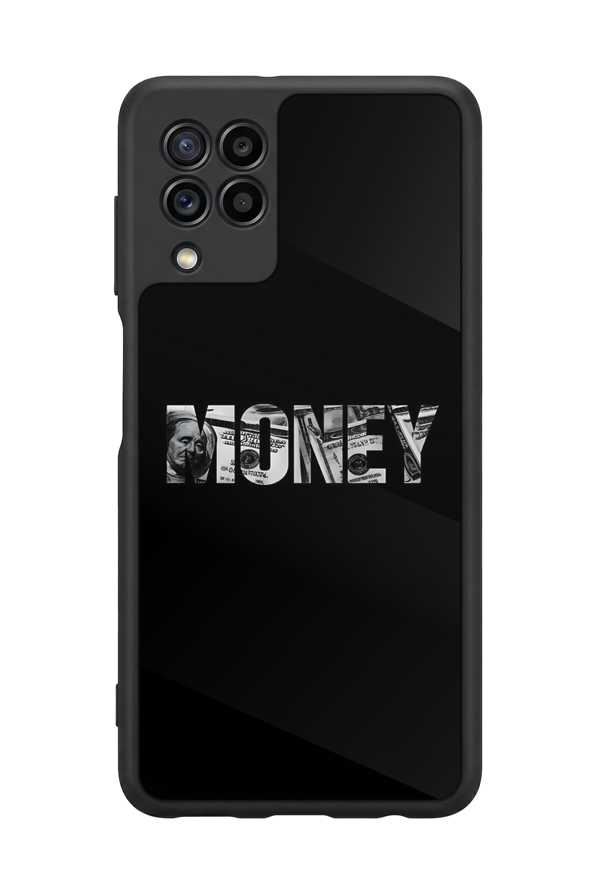 Samsung Galaxy M22 Uyumlu Money Para Tasarımlı Glossy Premium Kılıf