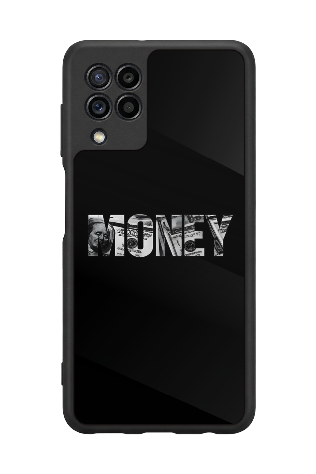 Samsung Galaxy M22 Uyumlu Money Para Tasarımlı Glossy Premium Kılıf