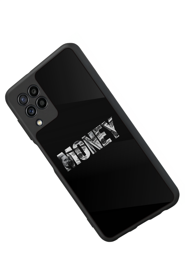 Samsung Galaxy M22 Uyumlu Money Para Tasarımlı Glossy Premium Kılıf