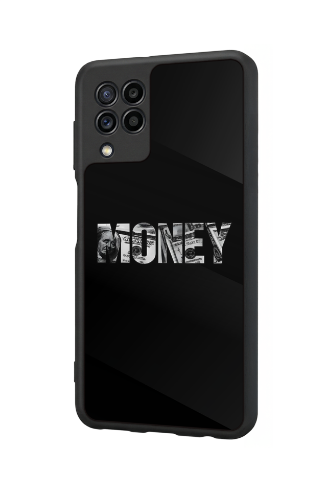 Samsung Galaxy M22 Uyumlu Money Para Tasarımlı Glossy Premium Kılıf