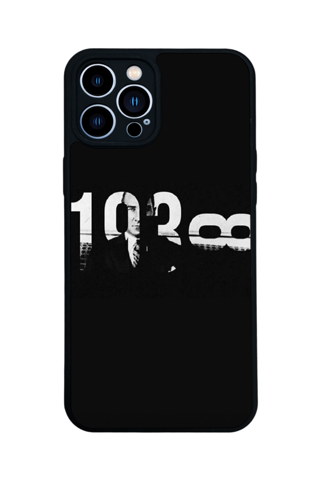 iPhone 13 Pro Max Uyumlu Mustafa Kemal Ataturk Tasarımlı Glossy Premium Kılıf