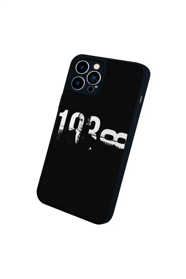 iPhone 13 Pro Max Uyumlu Mustafa Kemal Ataturk Tasarımlı Glossy Premium Kılıf