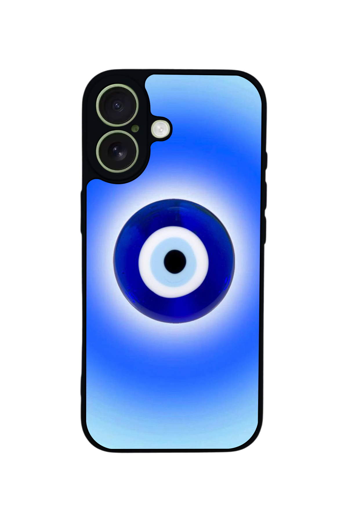 iPhone 17 Uyumlu Nazar Tasarımlı Glossy Premium Kılıf