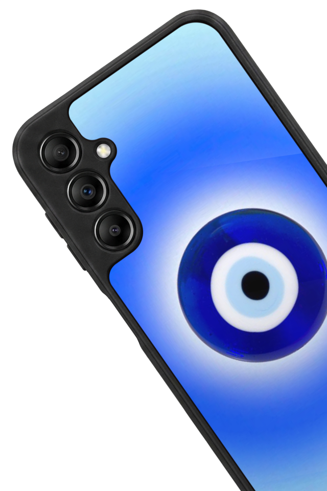 Samsung Galaxy A14 Uyumlu Nazar Tasarımlı Glossy Premium Kılıf
