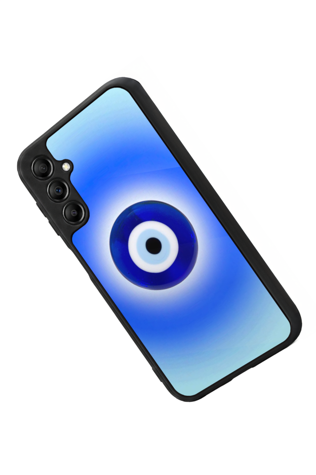 Samsung Galaxy A14 Uyumlu Nazar Tasarımlı Glossy Premium Kılıf