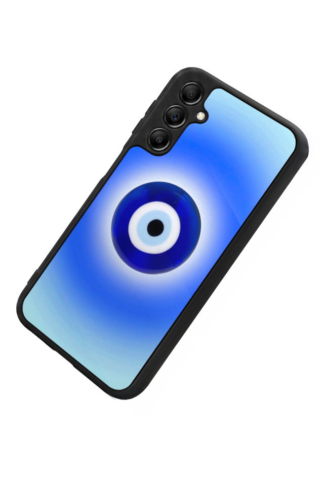Samsung Galaxy A14 Uyumlu Nazar Tasarımlı Glossy Premium Kılıf