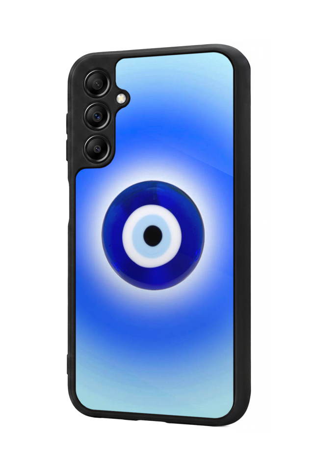 Samsung Galaxy A14 Uyumlu Nazar Tasarımlı Glossy Premium Kılıf