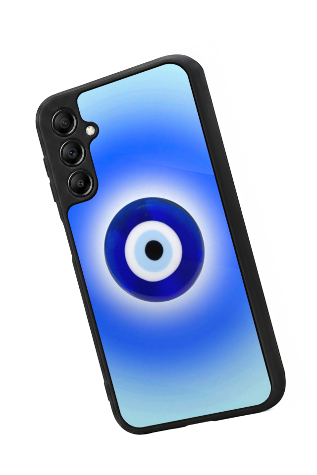 Samsung Galaxy A14 Uyumlu Nazar Tasarımlı Glossy Premium Kılıf