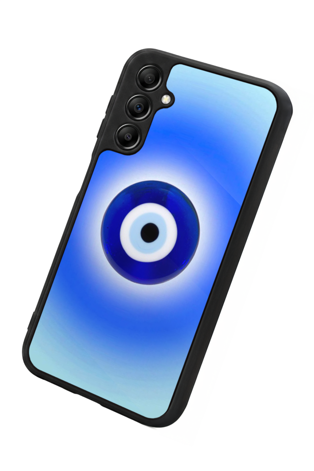 Samsung Galaxy A14 Uyumlu Nazar Tasarımlı Glossy Premium Kılıf