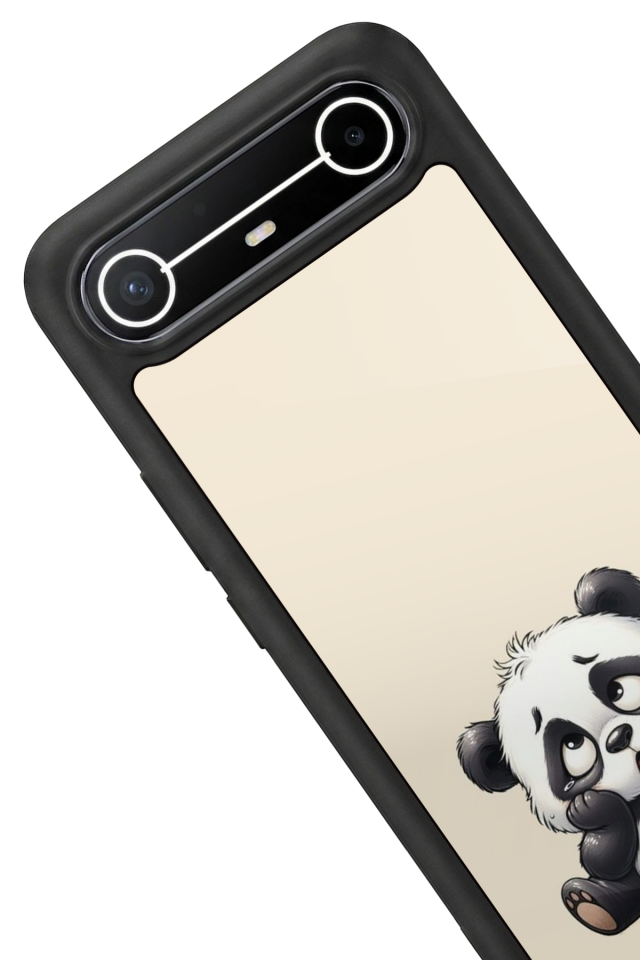 Tecno Spark Slim 5G Uyumlu Panda Tasarımlı Glossy Premium Kılıf