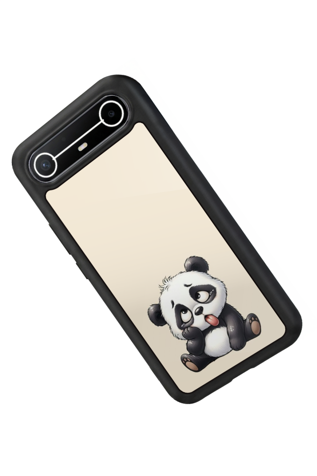 Tecno Spark Slim 5G Uyumlu Panda Tasarımlı Glossy Premium Kılıf