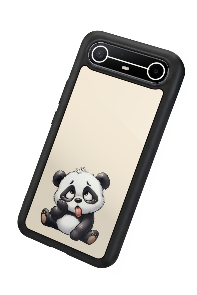 Tecno Spark Slim 5G Uyumlu Panda Tasarımlı Glossy Premium Kılıf