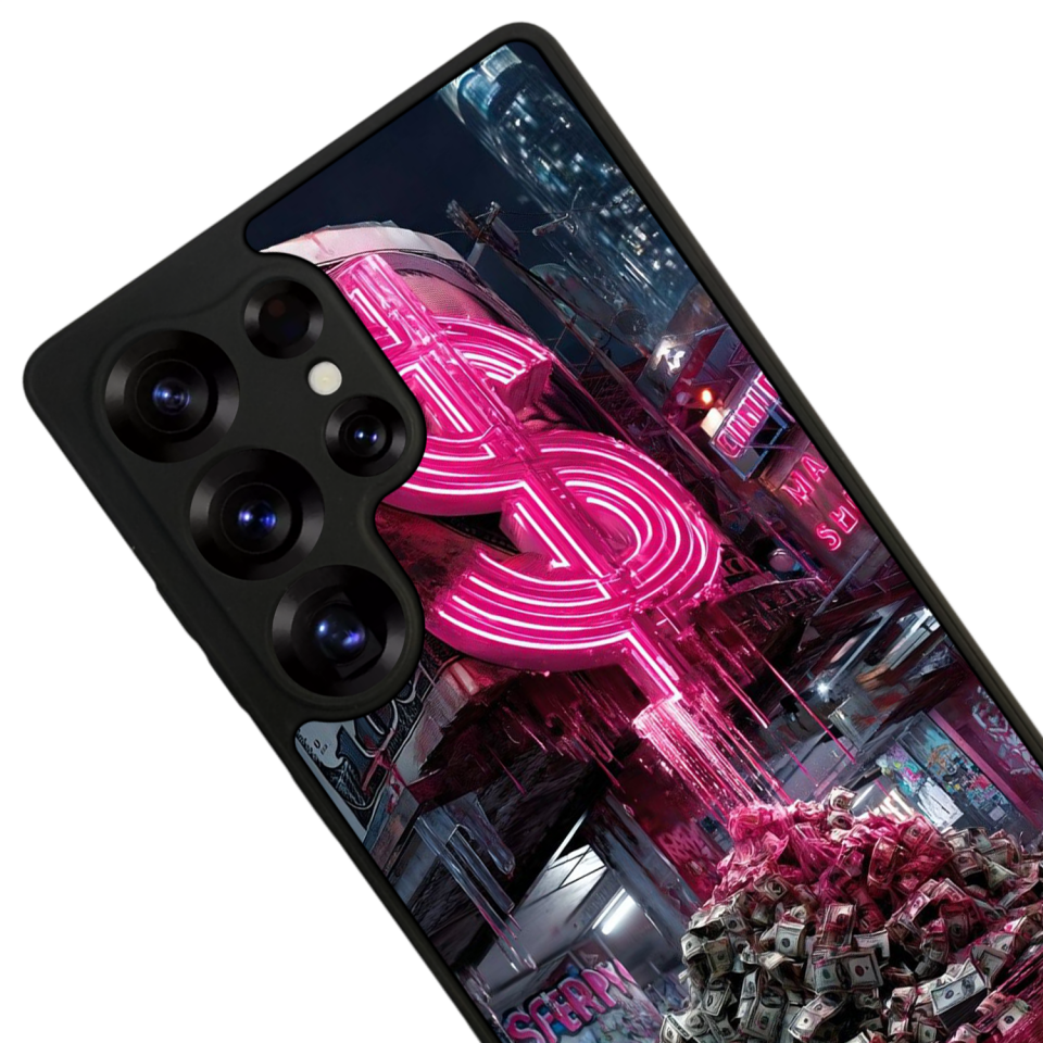 Samsung Galaxy S25 Ultra Uyumlu Para Tasarımlı Glossy Premium Kılıf