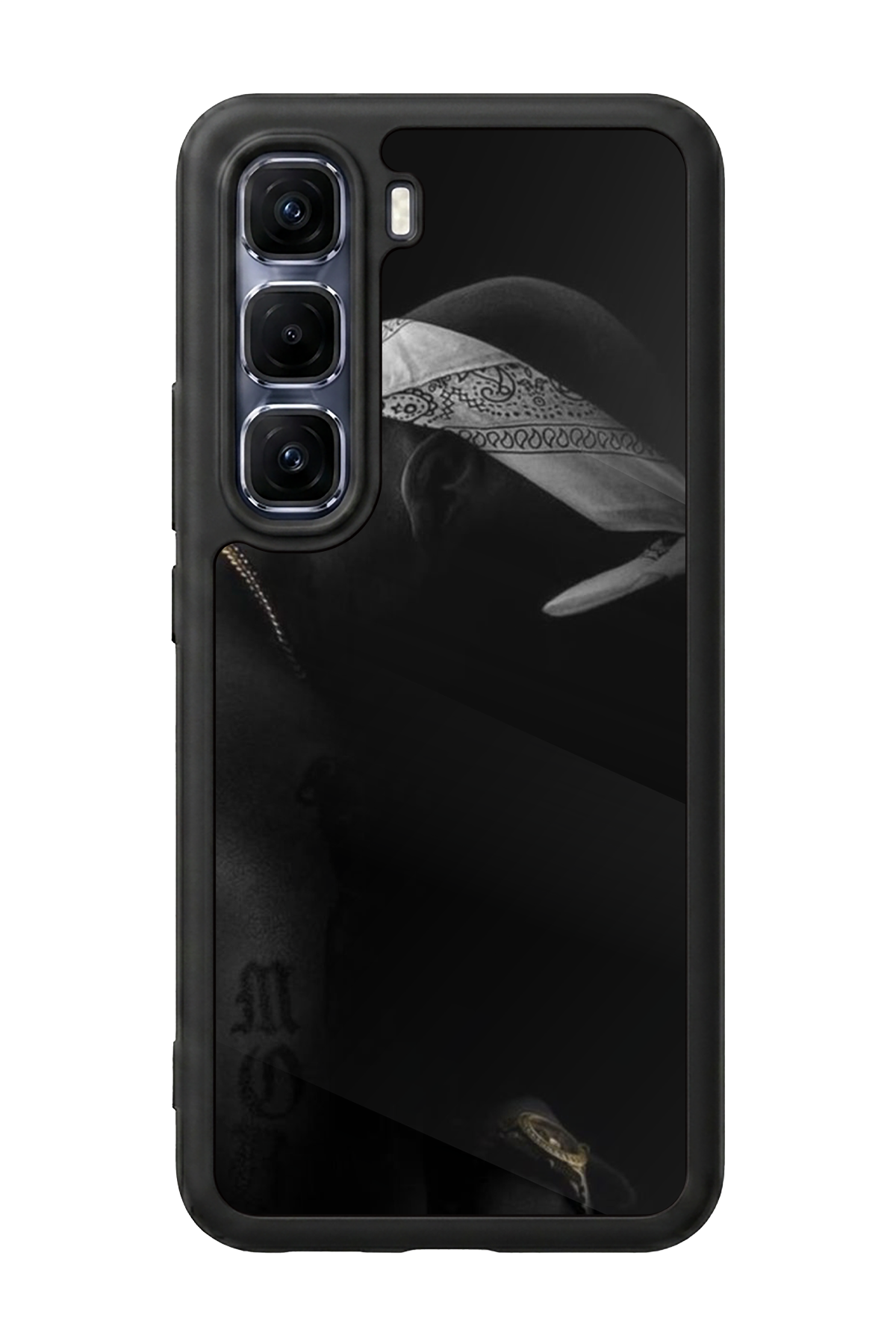 Infinix Hot 60 Pro Plus Uyumlu Tupac Tasarımlı Glossy Premium Kılıf