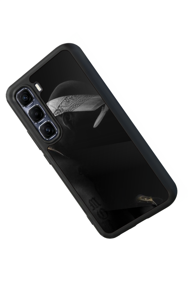 Infinix Hot 60 Pro Plus Uyumlu Tupac Tasarımlı Glossy Premium Kılıf