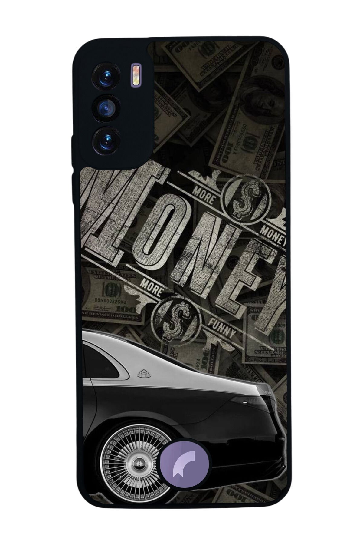 Reeder S19 Max Pro S Uyumlu Money Para Tasarımlı Glossy Premium Kılıf