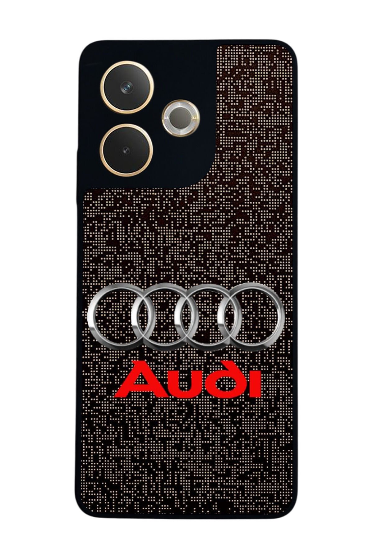 Oppo A5 Pro Uyumlu Audi Tasarımlı Glossy Premium Kılıf