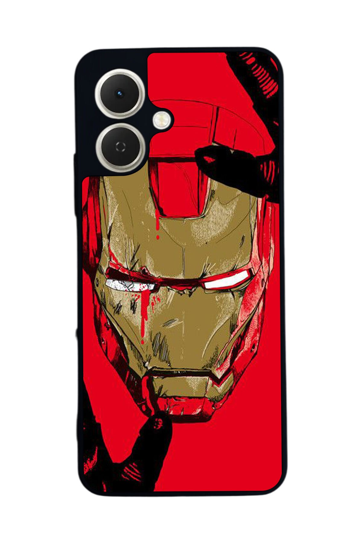 Tecno Spark GO 2 Uyumlu Iron Man ( Demir Adam ) Tasarımlı Glossy Premium Kılıf