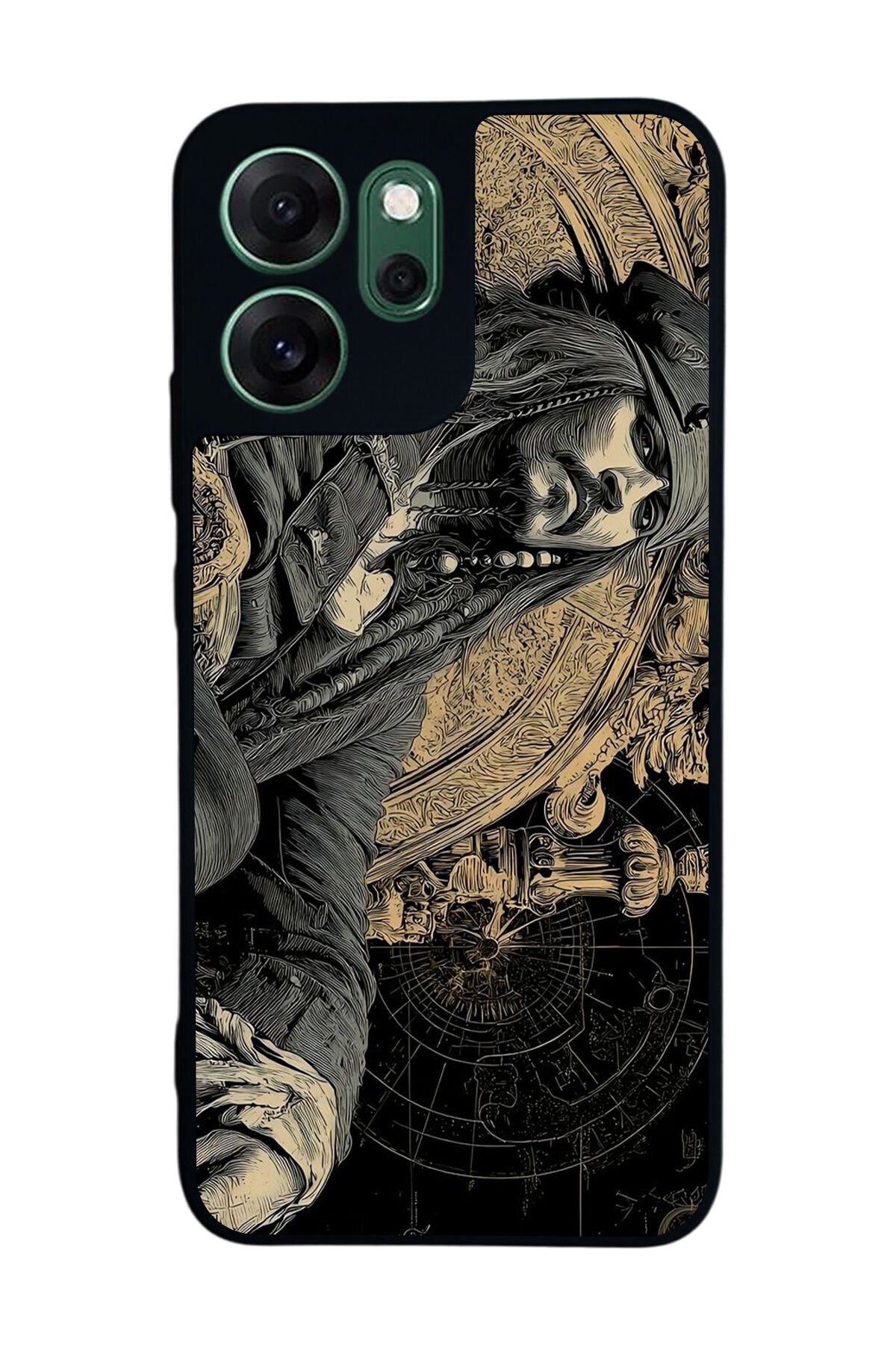 Oppo Reno 14F Uyumlu Korsan Tasarımlı Glossy Premium Kılıf