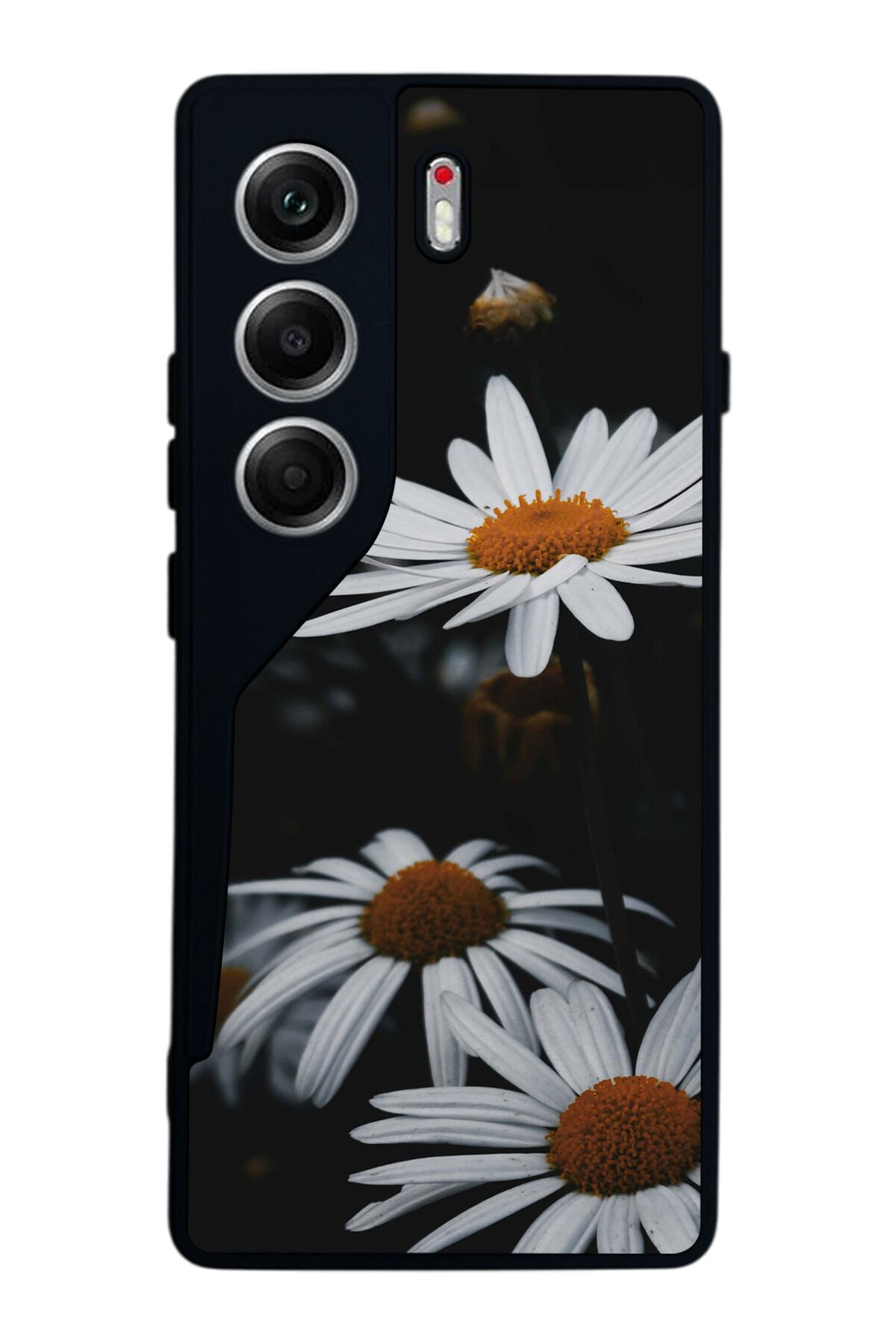 Tecno Camon 40 Uyumlu Cicek Tasarımlı Glossy Premium Kılıf