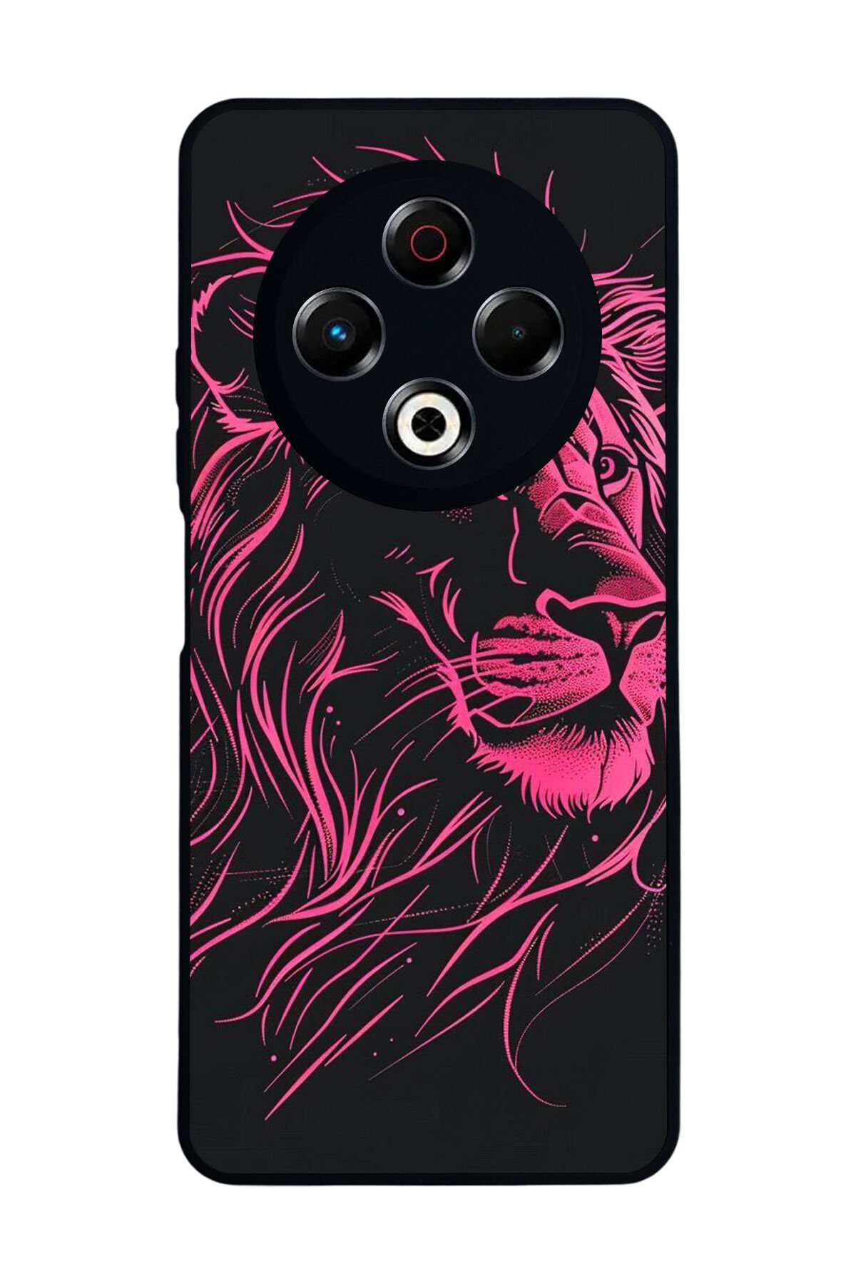 Tecno Spark 30 Uyumlu Aslan Tasarımlı Glossy Premium Kılıf