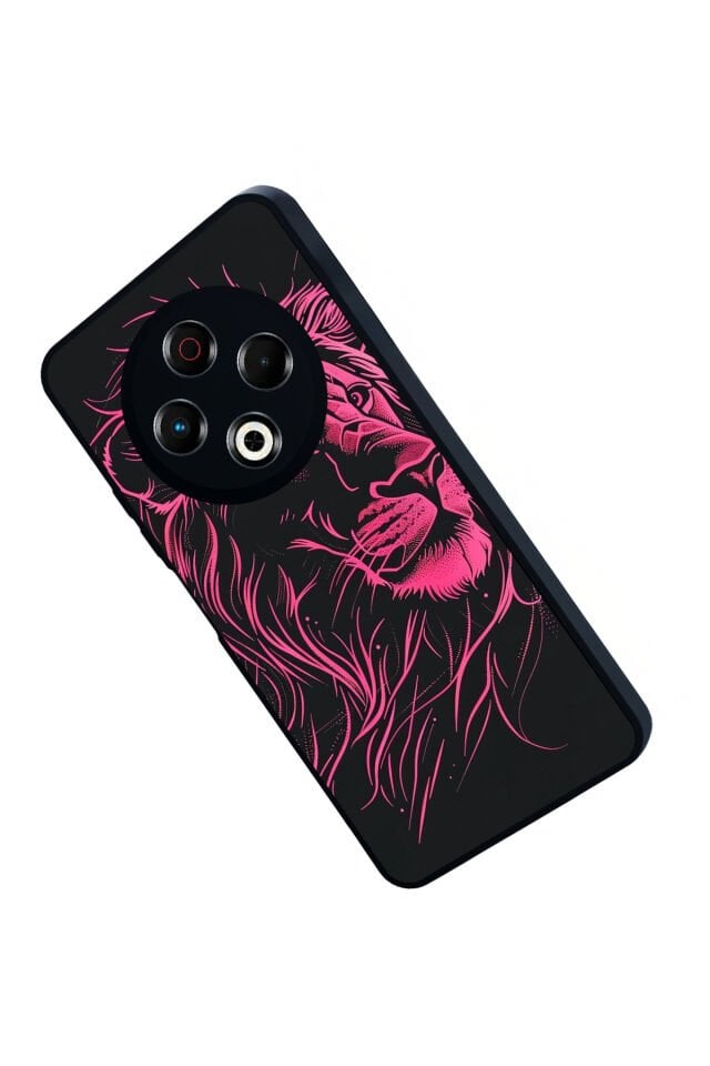 Tecno Spark 30 Uyumlu Aslan Tasarımlı Glossy Premium Kılıf