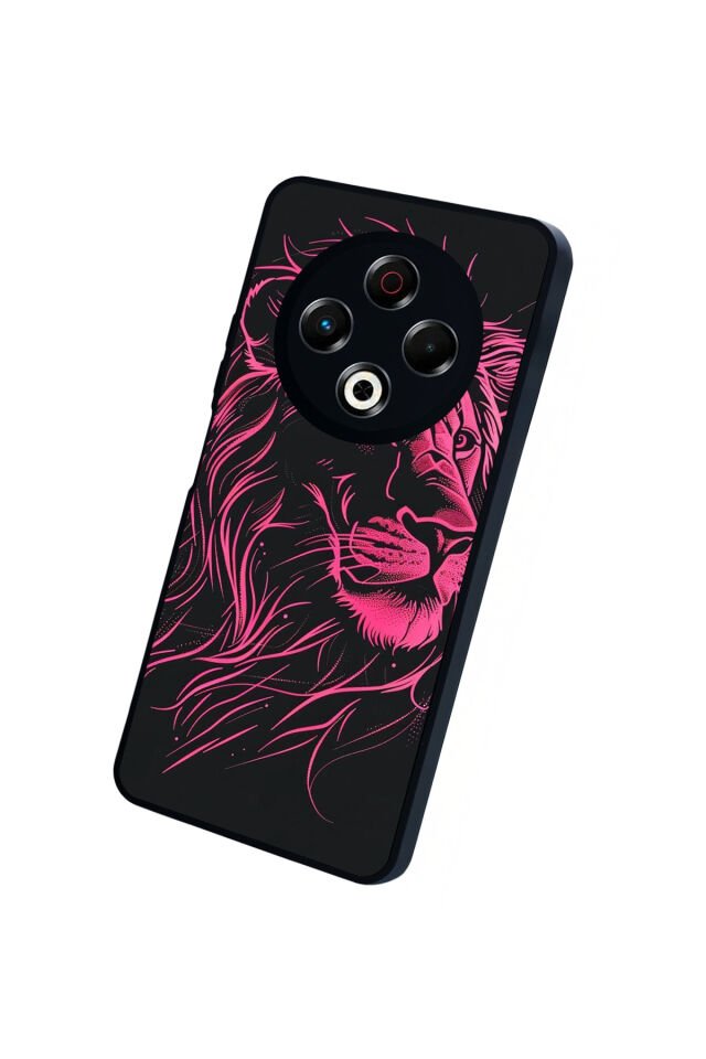 Tecno Spark 30 Uyumlu Aslan Tasarımlı Glossy Premium Kılıf