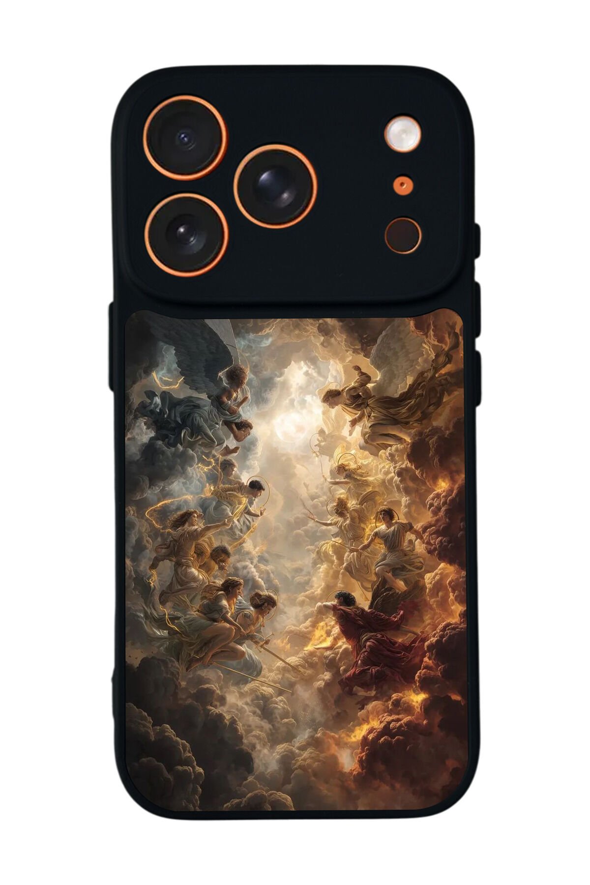 iPhone 17 Pro Max Uyumlu Melek Tasarımlı Glossy Premium Kılıf