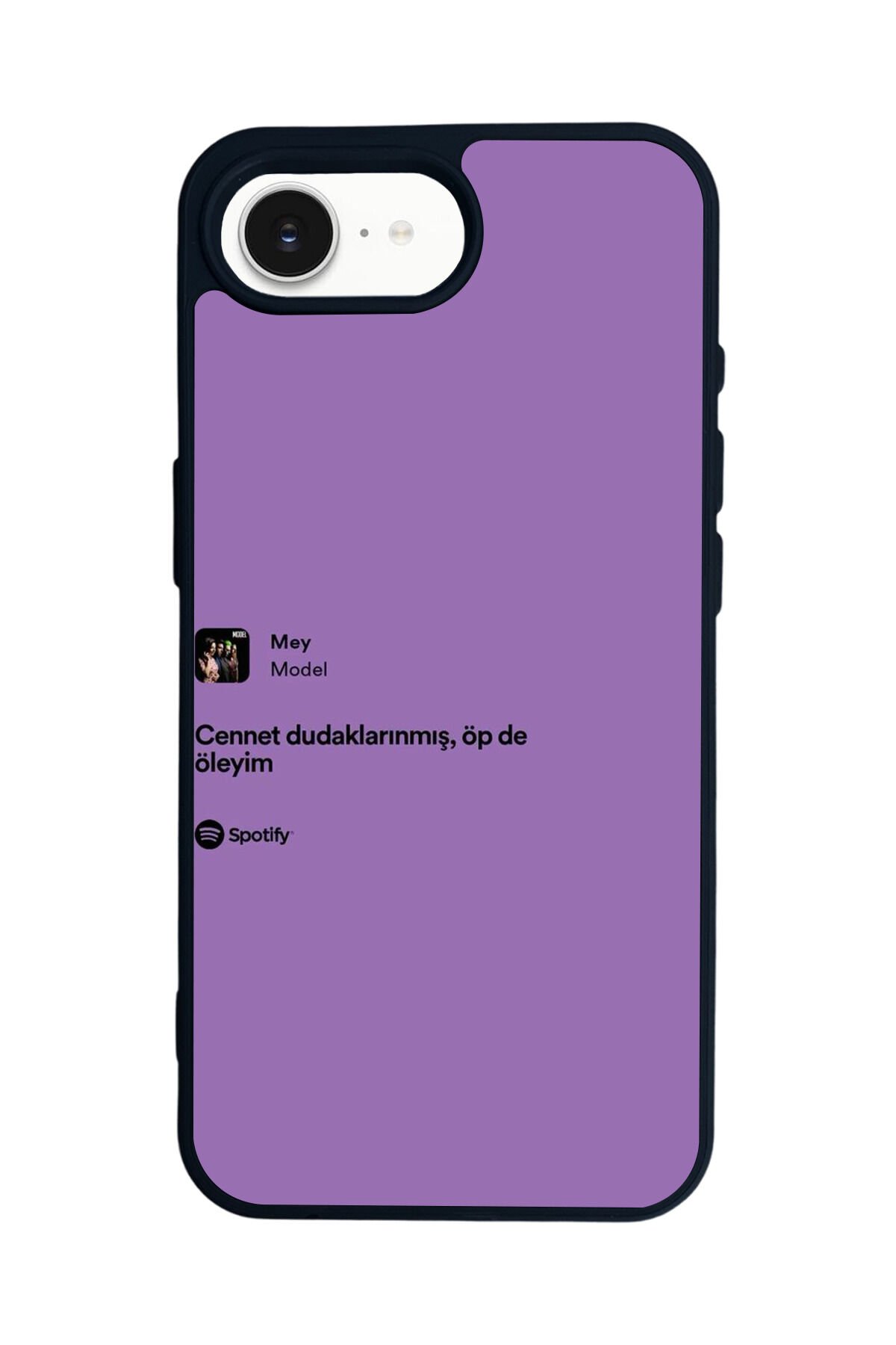 iPhone 16E Uyumlu Sarki Sozleri Tasarımlı Glossy Premium Kılıf