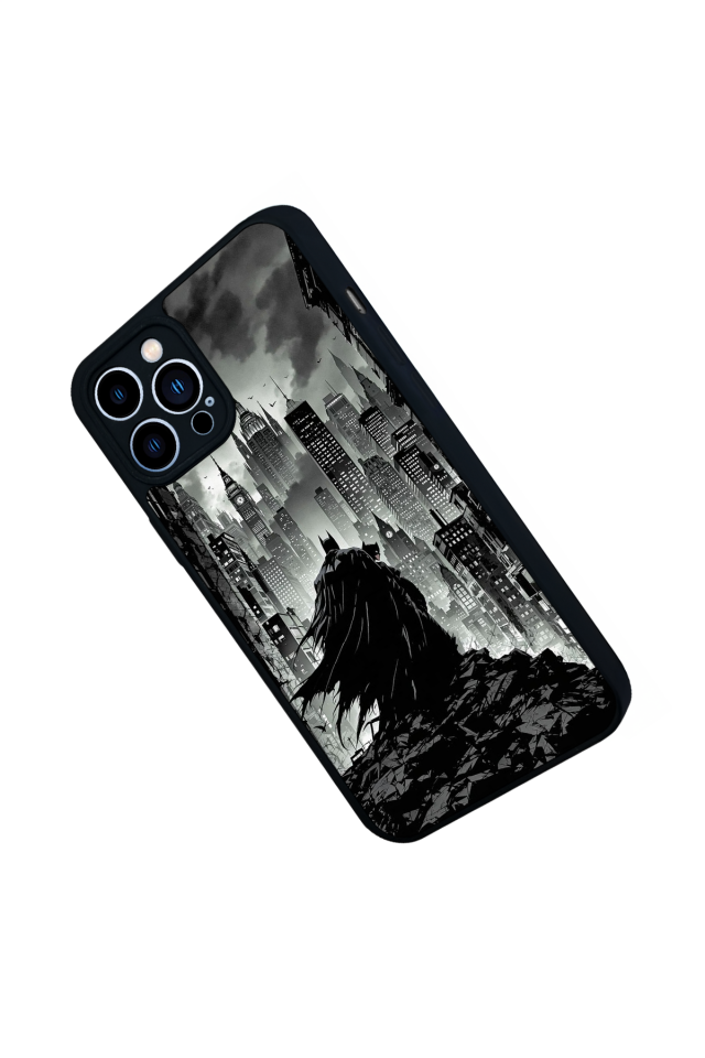 iPhone 12 Pro Max Uyumlu Batman Tasarımlı Glossy Premium Kılıf
