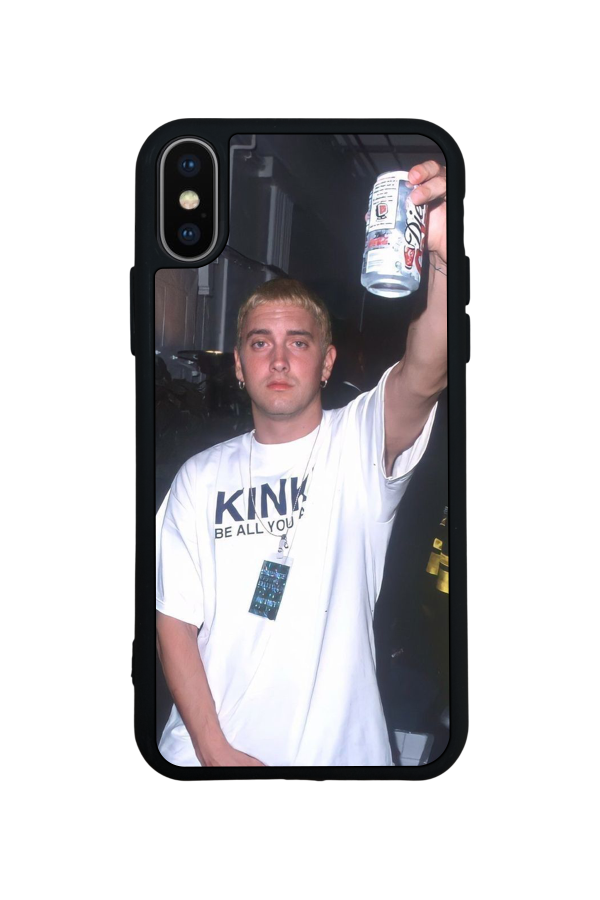 iPhone XS Max Uyumlu Eminem Tasarımlı Glossy Premium Kılıf