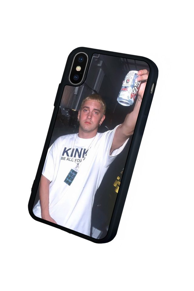 iPhone XS Max Uyumlu Eminem Tasarımlı Glossy Premium Kılıf