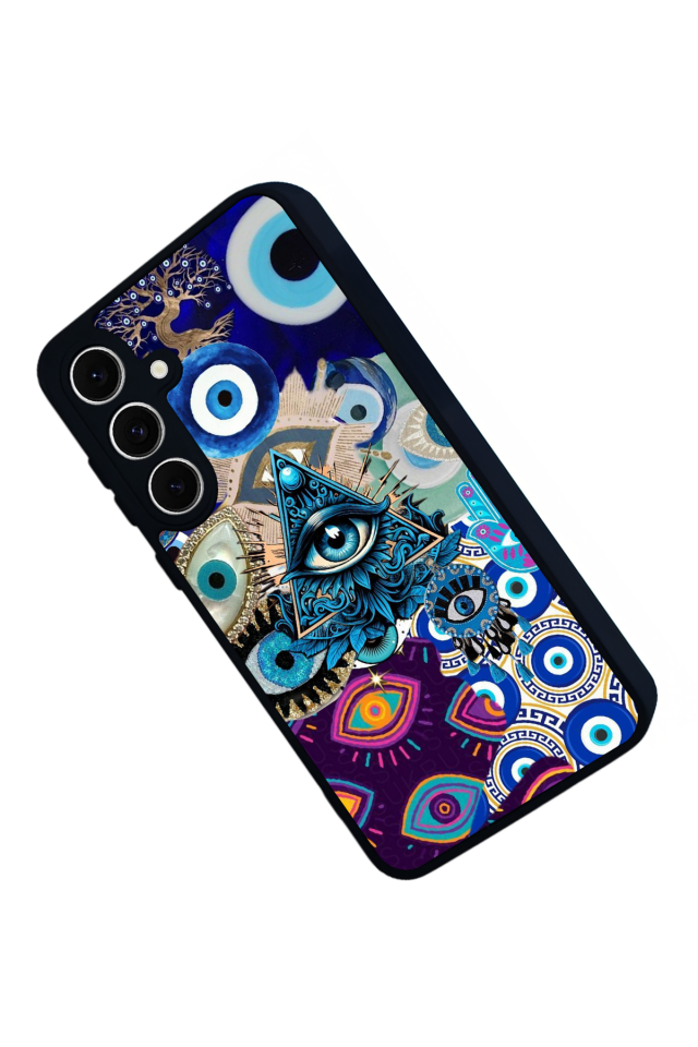 Samsung Galaxy A16 Uyumlu Göz Tasarımlı Glossy Premium Kılıf