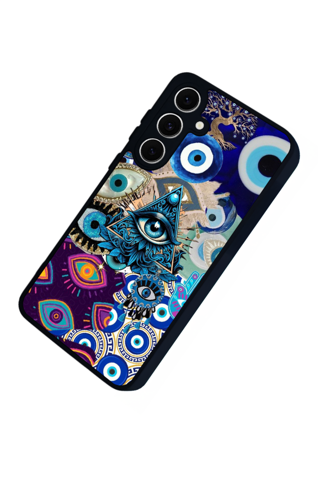 Samsung Galaxy A16 Uyumlu Göz Tasarımlı Glossy Premium Kılıf