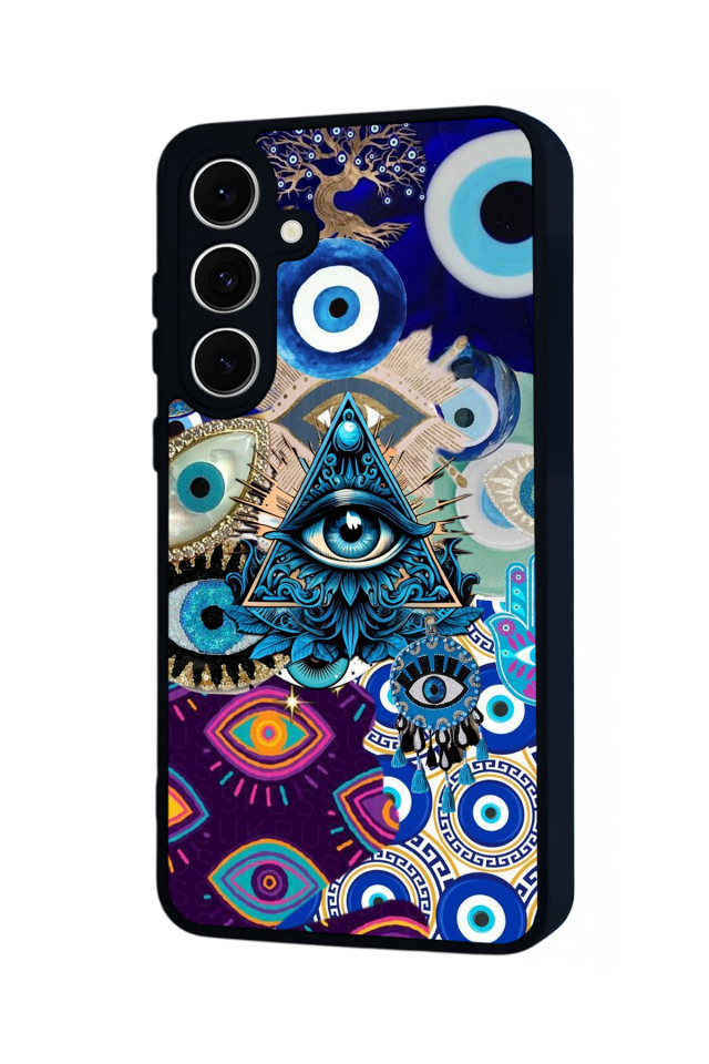 Samsung Galaxy A16 Uyumlu Göz Tasarımlı Glossy Premium Kılıf