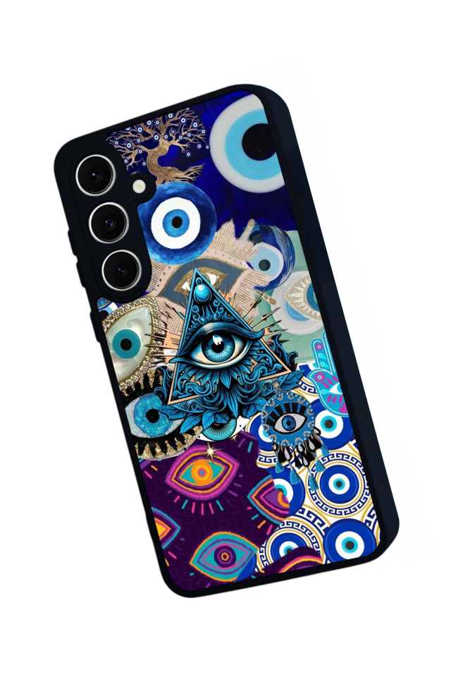 Samsung Galaxy A16 Uyumlu Göz Tasarımlı Glossy Premium Kılıf