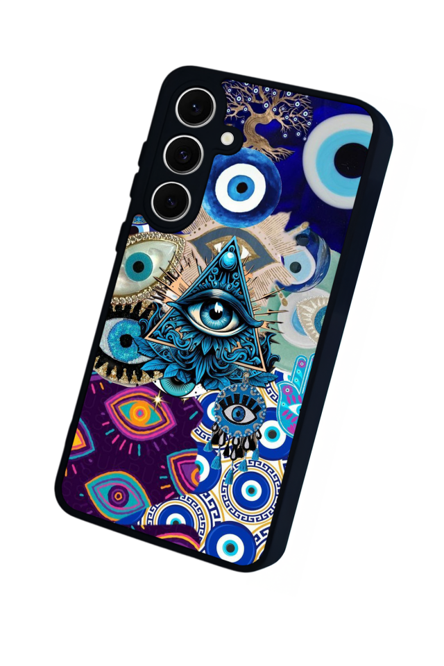 Samsung Galaxy A16 Uyumlu Göz Tasarımlı Glossy Premium Kılıf