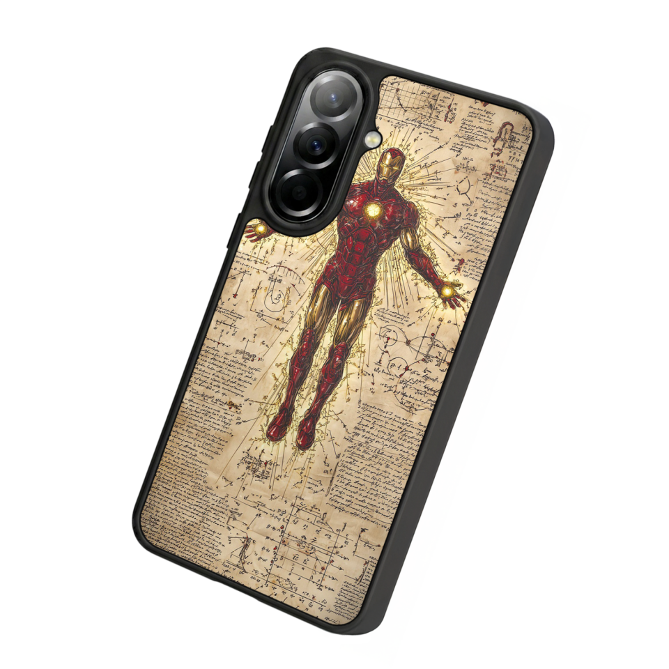 Samsung Galaxy A57 Uyumlu  Iron Man ( Demir Adam ) Tasarımlı Glossy Premium Kılıf