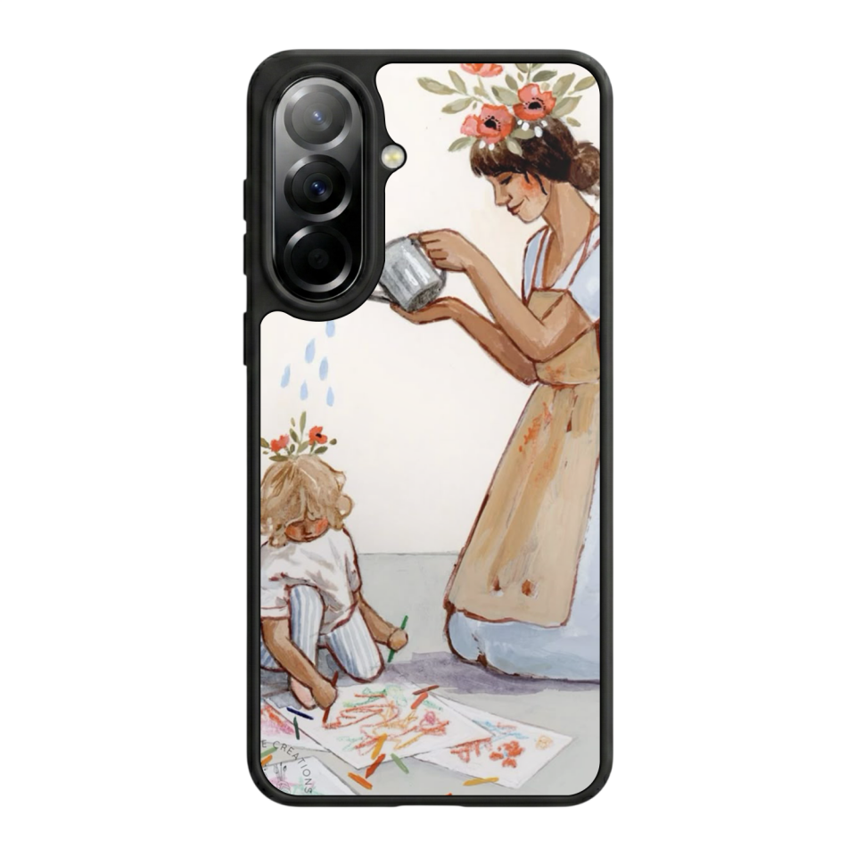 Samsung Galaxy A37 Uyumlu Kalp Love Tasarımlı Glossy Premium Kılıf