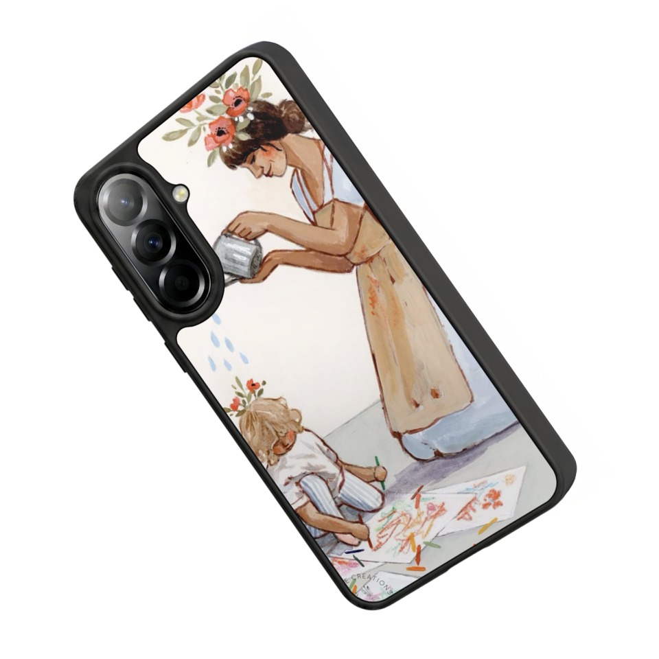 Samsung Galaxy A37 Uyumlu Kalp Love Tasarımlı Glossy Premium Kılıf
