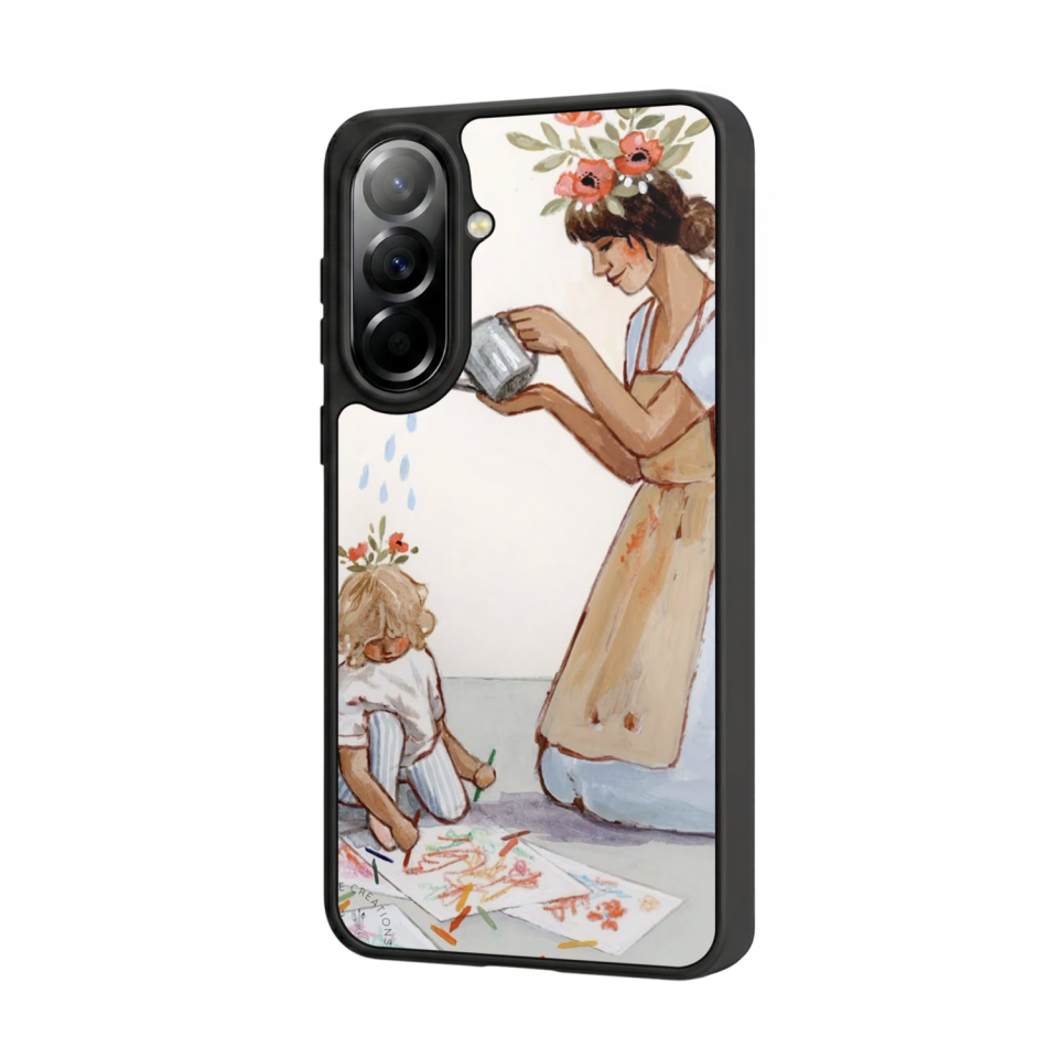 Samsung Galaxy A37 Uyumlu Kalp Love Tasarımlı Glossy Premium Kılıf
