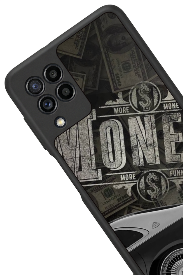 Samsung Galaxy M22 Uyumlu Money Para Tasarımlı Glossy Premium Kılıf