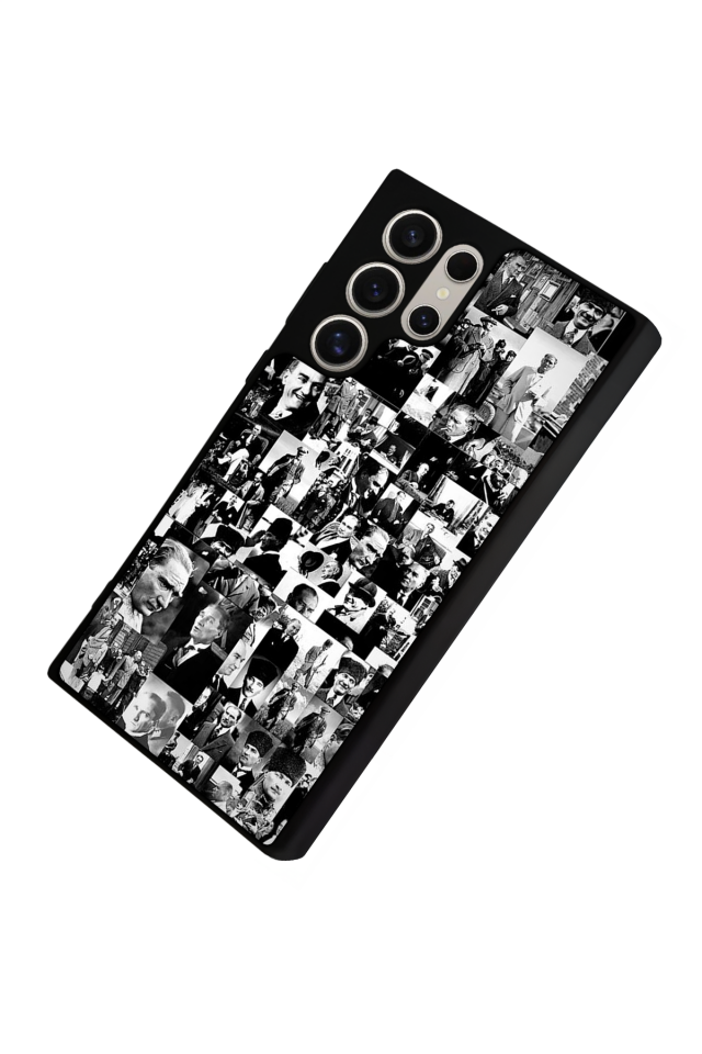 Samsung Galaxy S24 Ultra Uyumlu Mustafa Kemal Ataturk Tasarımlı Glossy Premium Kılıf
