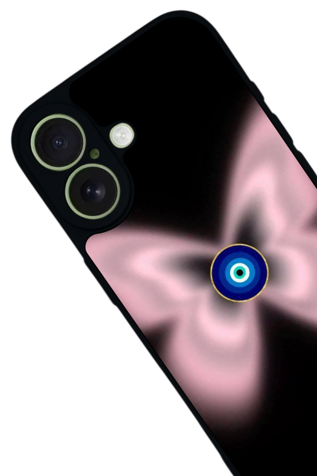 iPhone 17 Uyumlu Nazar Tasarımlı Glossy Premium Kılıf