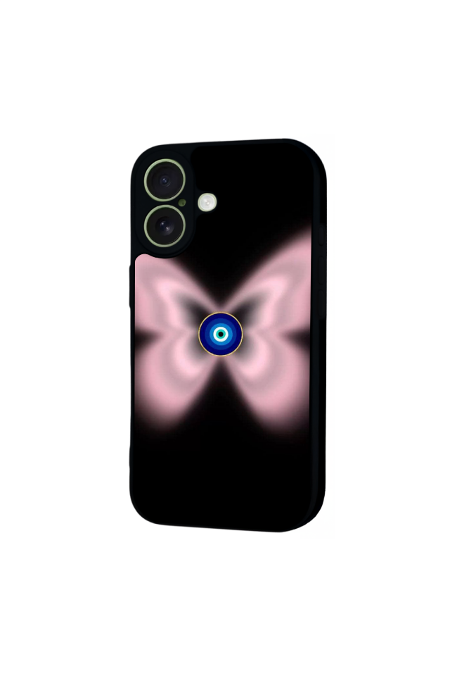iPhone 17 Uyumlu Nazar Tasarımlı Glossy Premium Kılıf