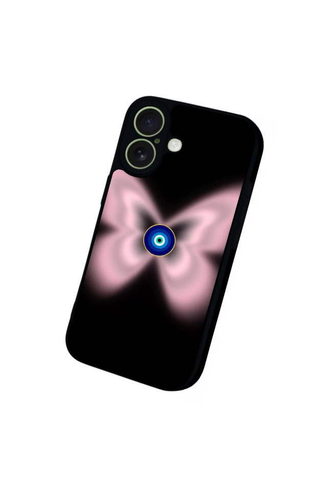 iPhone 17 Uyumlu Nazar Tasarımlı Glossy Premium Kılıf