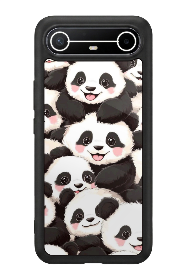 Tecno Spark Slim 5G Uyumlu Panda Tasarımlı Glossy Premium Kılıf