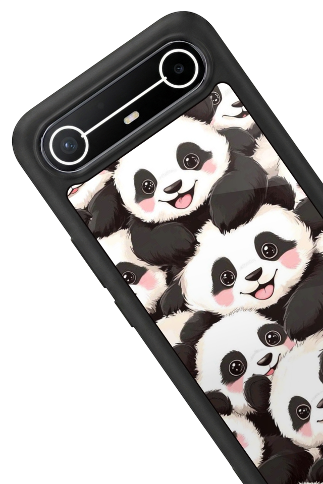 Tecno Spark Slim 5G Uyumlu Panda Tasarımlı Glossy Premium Kılıf