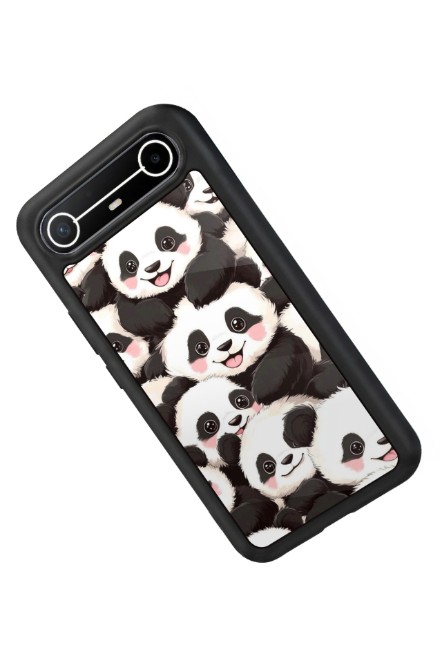 Tecno Spark Slim 5G Uyumlu Panda Tasarımlı Glossy Premium Kılıf